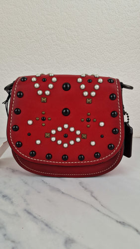 Vintage Coach G33-9545 Soho Cowhide Red Leather Bag Purse | eBay