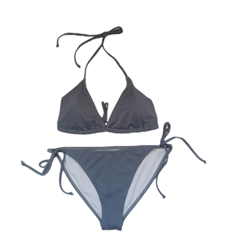 ELINAL Bikini Set μονόχρωμο ΓΚΡΙ