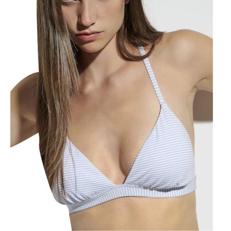 Bikini Top Τριγωνάκι ριγέ | 2136676 ΓΑΛΑΖΙΟ