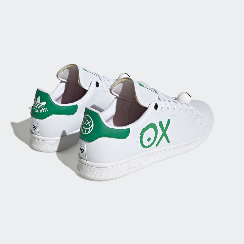 adidas Originals Stan Smith Saraiva Shoes | White/Green | Men' stripe adidas