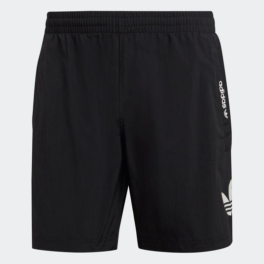 adidas Originals Adventure Duck Swim Shorts | Black | Men's – stripe 3