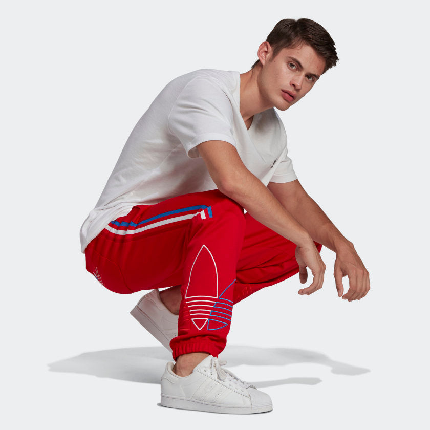 adidas Originals ADICOLOR FTO Track Pants | Scarlet | Men's | stripe 3  adidas