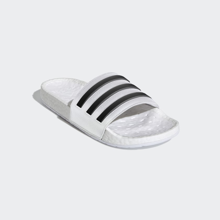 Kameraad Voorlopige naam toewijzing adidas ADILETTE BOOST Slides | White | Men's | stripe 3 adidas