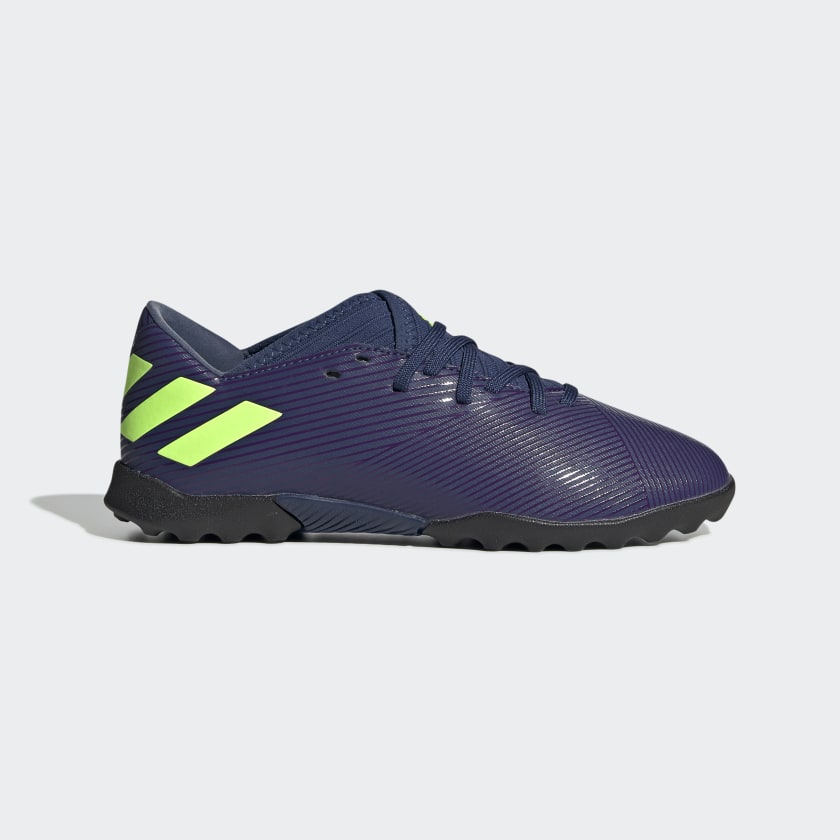aliviar El principio Abandonado adidas Jr. NEMEZIZ MESSI 19.3 Artificial Turf Soccer Shoes | Indigo | |  stripe 3 adidas