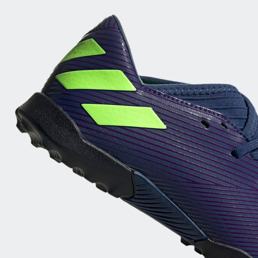 adidas Jr. MESSI Artificial Turf Soccer Shoes | Indigo | | stripe 3 adidas