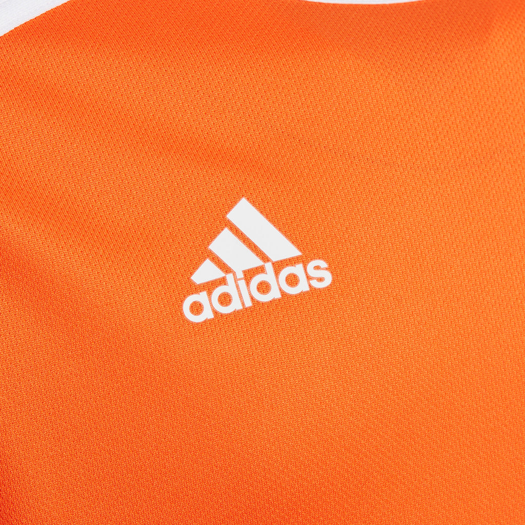 adidas ENTRADA 18 Soccer Jersey | Orange Youth | stripe 3 adidas