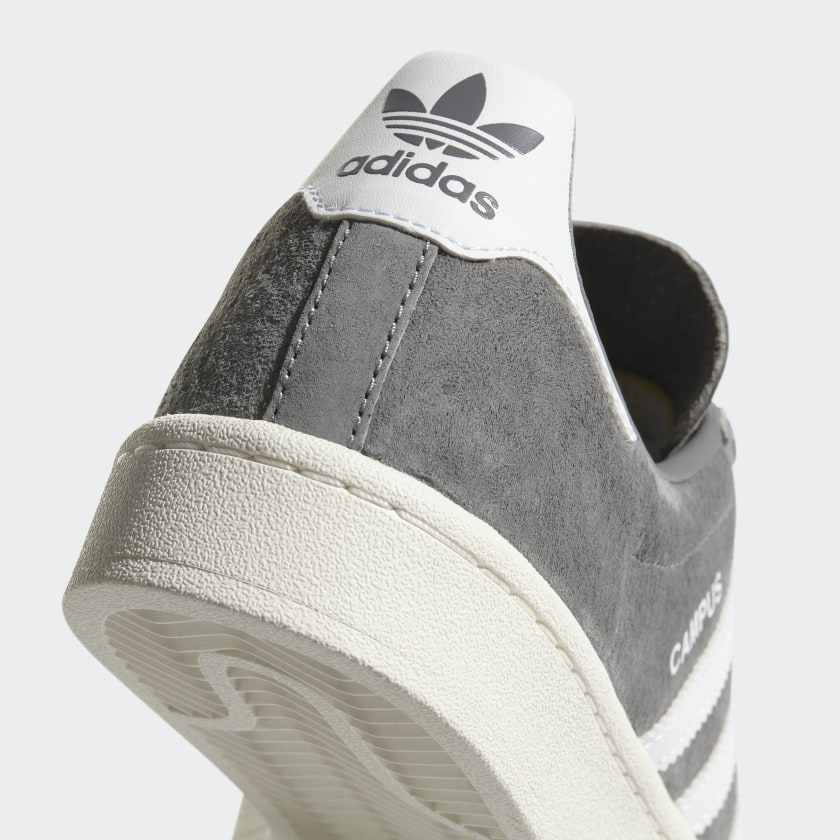 adidas Originals Suede Shoes | Grey-White | Men's 3 adidas