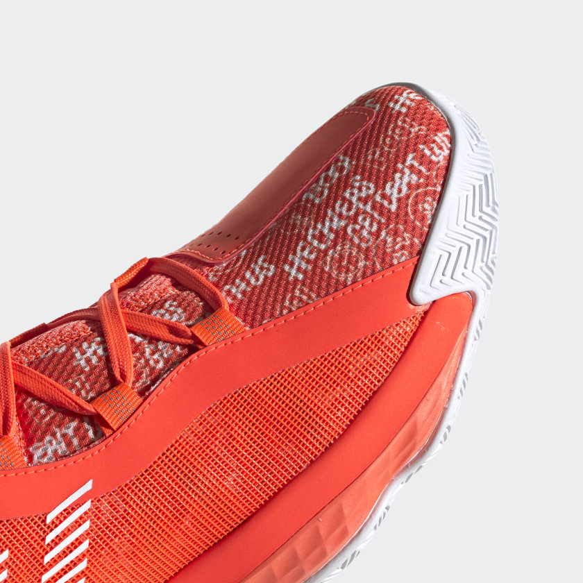 Belegering Vrijgevigheid fundament adidas Originals DAME 6 Basketball Shoes | Solar Red | Adult-Unisex |  stripe 3 adidas
