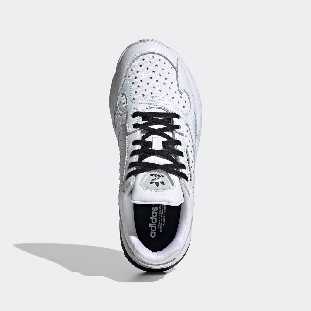 adidas FALCON Originals Shoes | White-Black | Women's | stripe 3 adidas
