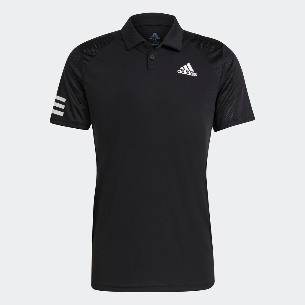 comercio Esperar algo Volcán adidas TENNIS CLUB 3-STRIPES Polo Shirt | Black | Men's | stripe 3 adidas