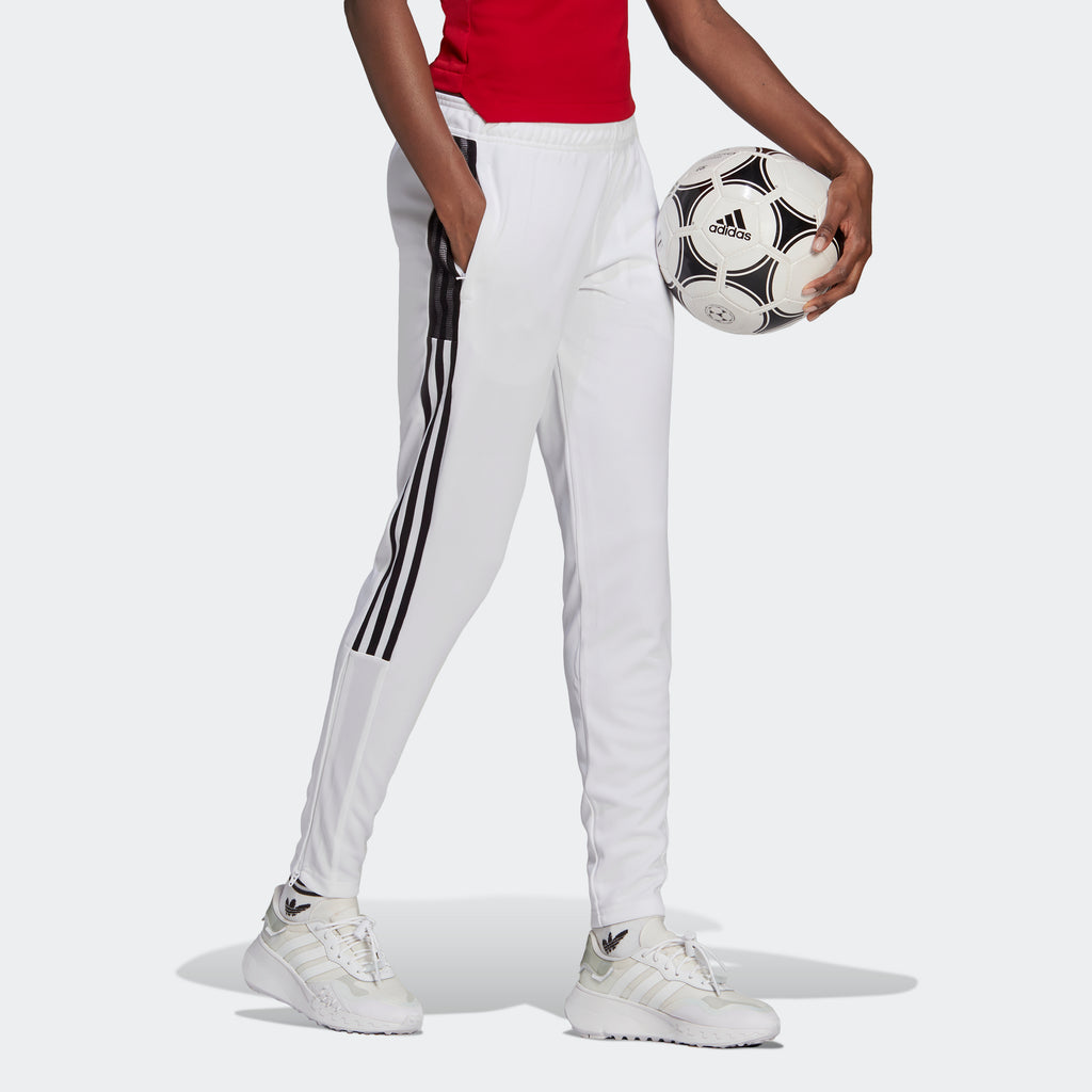 afhængige andrageren Støv adidas TIRO Track Pants | White | Women's | stripe 3 adidas