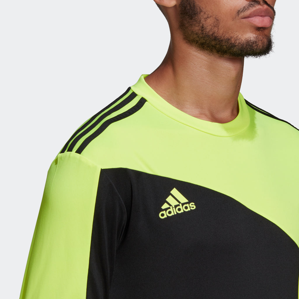 adidas SQUADRA 21 Goalkeeper Jersey Team Solar Yellow | stripe 3