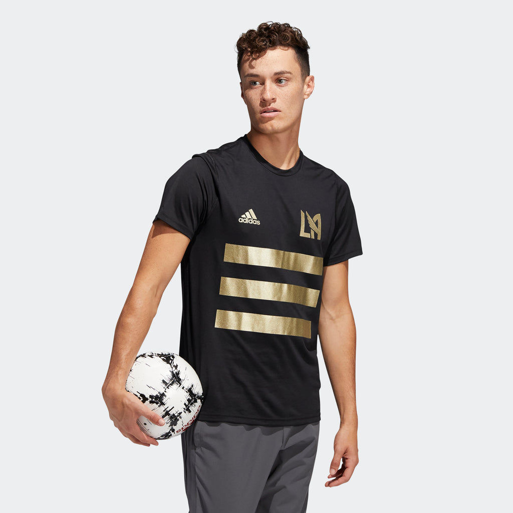 chant oversøisk skjule adidas LOS ANGELES FC Creator Tee | Black-Gold | Men's | stripe 3 adidas