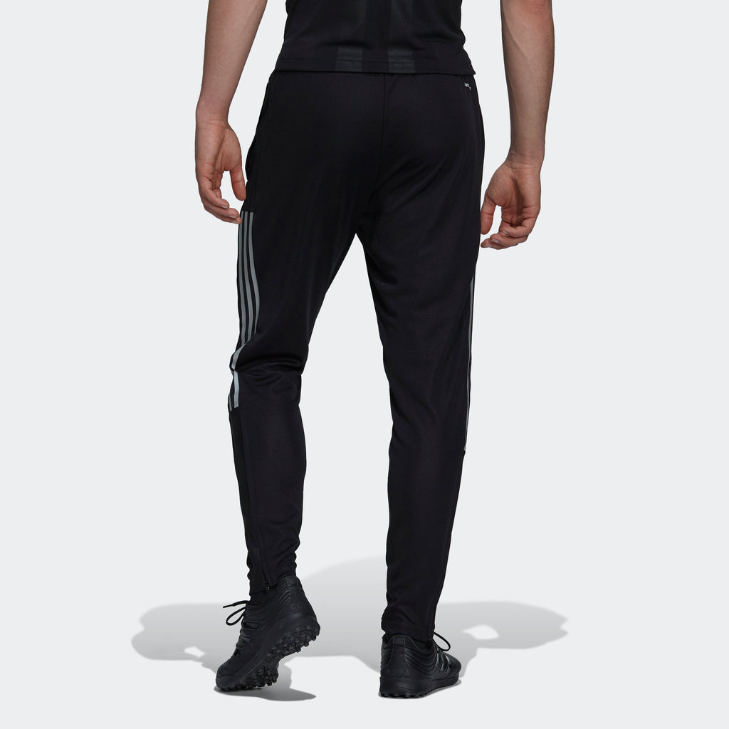adidas TIRO Reflective Pants | Black | Men's | stripe 3 adidas