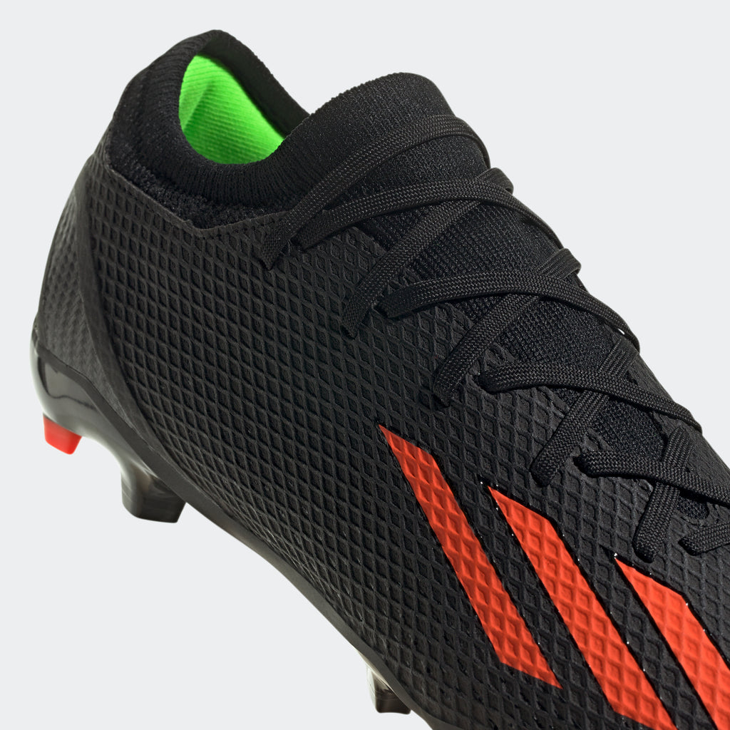 adidas X Speedportal.3 Firm Ground Cleats Black/Orange | Unis | stripe adidas