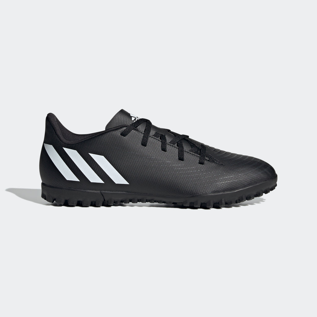 maratón Dependiente alondra adidas PREDATOR EDGE.4 Artificial Turf Soccer Shoes | Black | Men's |  stripe 3 adidas