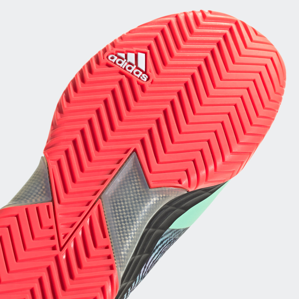 adidas Ubersonic 4 Tennis Shoes Mint/Turbo Men's | stripe 3 adidas