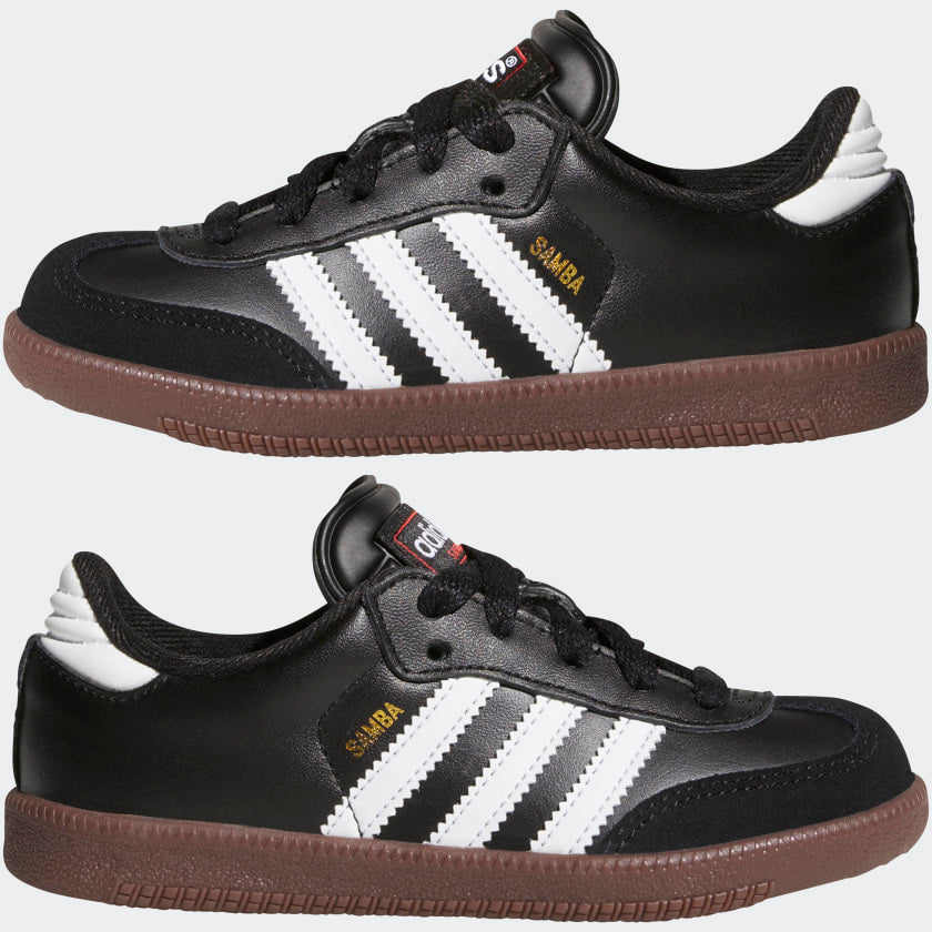 Secretario ladrón preocuparse adidas Jr. SAMBA CLASSIC Indoor Soccer Shoes | Black | Unisex | stripe 3  adidas