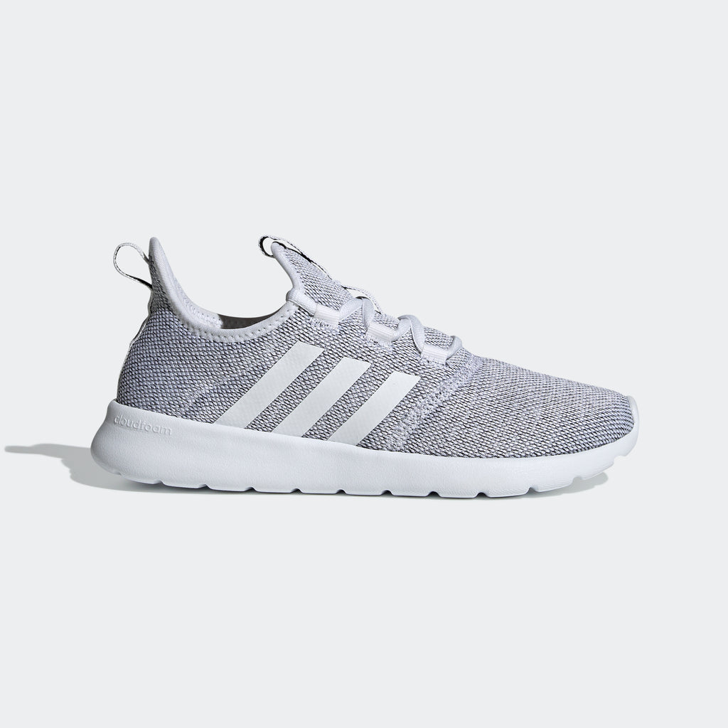 adidas Cloudfoam Pure  Shoes | Cloud White/Core Black | Women's | stripe  3 adidas