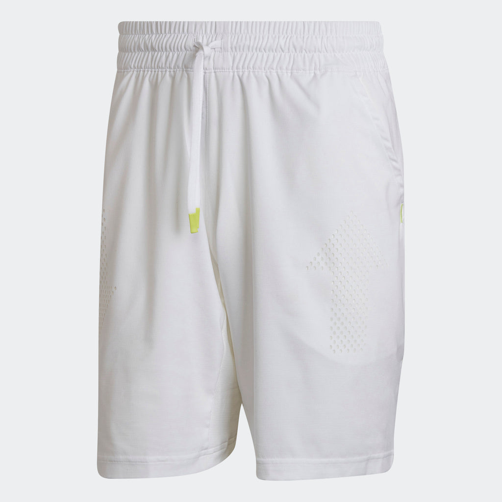 adidas HEAT.RDY 9-Inch Tennis Shorts | White | Men's | stripe 3 adidas