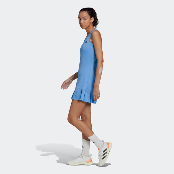 adidas CLUB Tennis Dress | Sky Blue | Women's | stripe 3 adidas