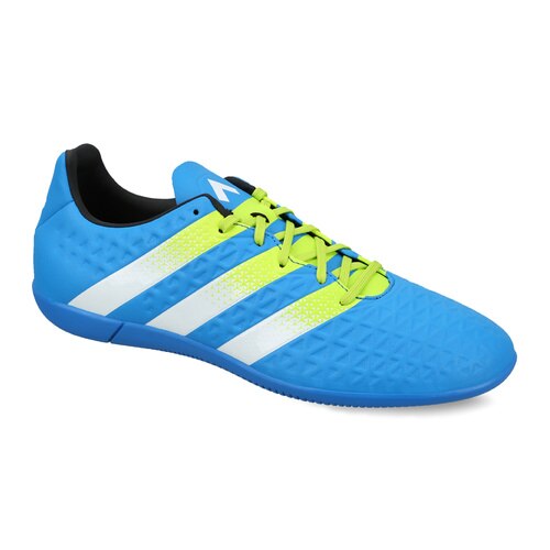adidas ACE  Indoor Soccer Shoes | Shock Blue | Men's | stripe 3 adidas