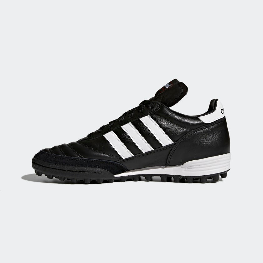 adidas MUNDIAL TEAM Artificial Turf Soccer Shoes | Black-White | stripe adidas