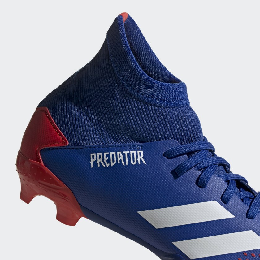 adidas Jr. PREDATOR 20.3 Firm Ground Soccer Cleats Royal Blue Unis | stripe 3 adidas