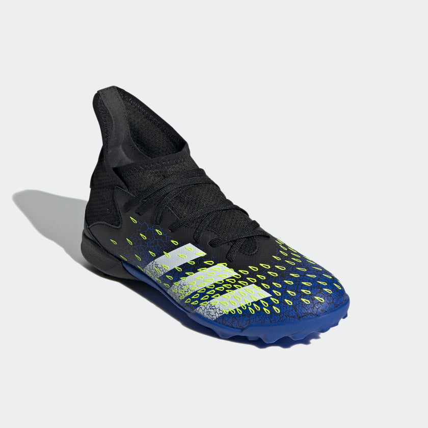 Verrijken Mart moe adidas Jr. PREDATOR FREAK.3 Artificial Turf Soccer Shoes | Blue-Green |  stripe 3 adidas