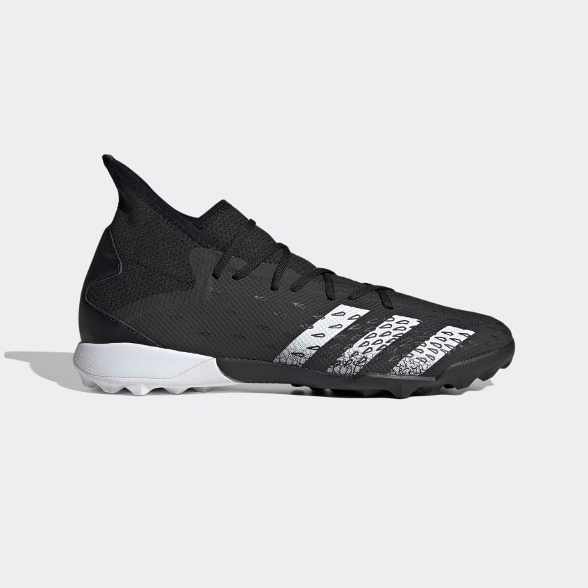 adidas PREDATOR  Artificial Turf Soccer Shoes | Black | Men's |  stripe 3 adidas