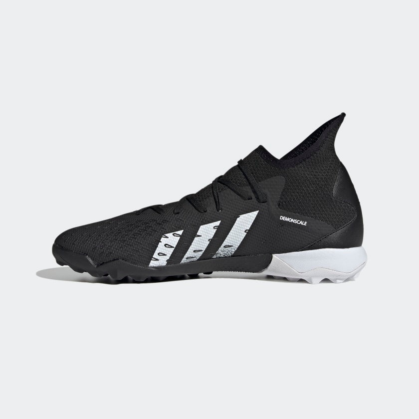 adidas PREDATOR  Artificial Turf Soccer Shoes | Black | Men's |  stripe 3 adidas