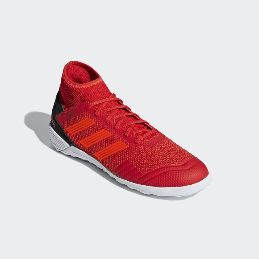 arco Memoria Factura adidas PREDATOR TANGO 19.3 Indoor Soccer Shoes | Red-Black | Men's | stripe  3 adidas