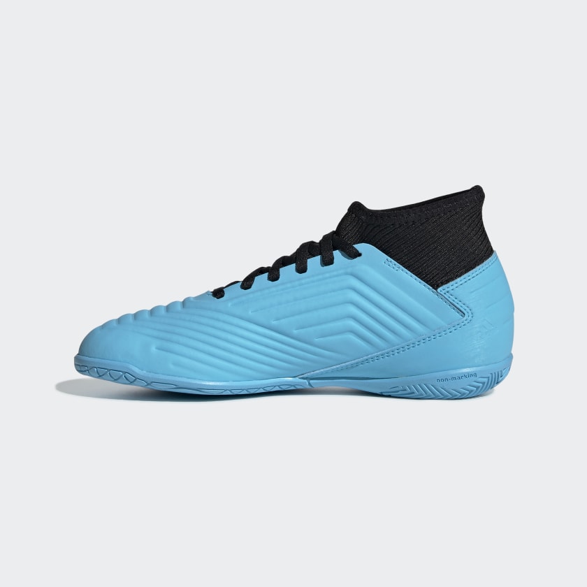 Aplastar Museo invernadero adidas Jr. PREDATOR TANGO 19.3 Indoor Soccer Shoes | Cyan | Unisex | stripe  3 adidas