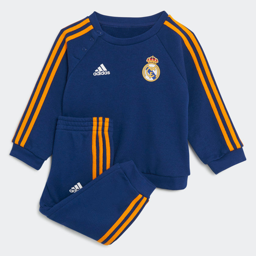 influenza Mysterie analyseren adidas REAL MADRID 21/22 3-Stripes Baby Jogger Set | Victory Blue | Yo |  stripe 3 adidas
