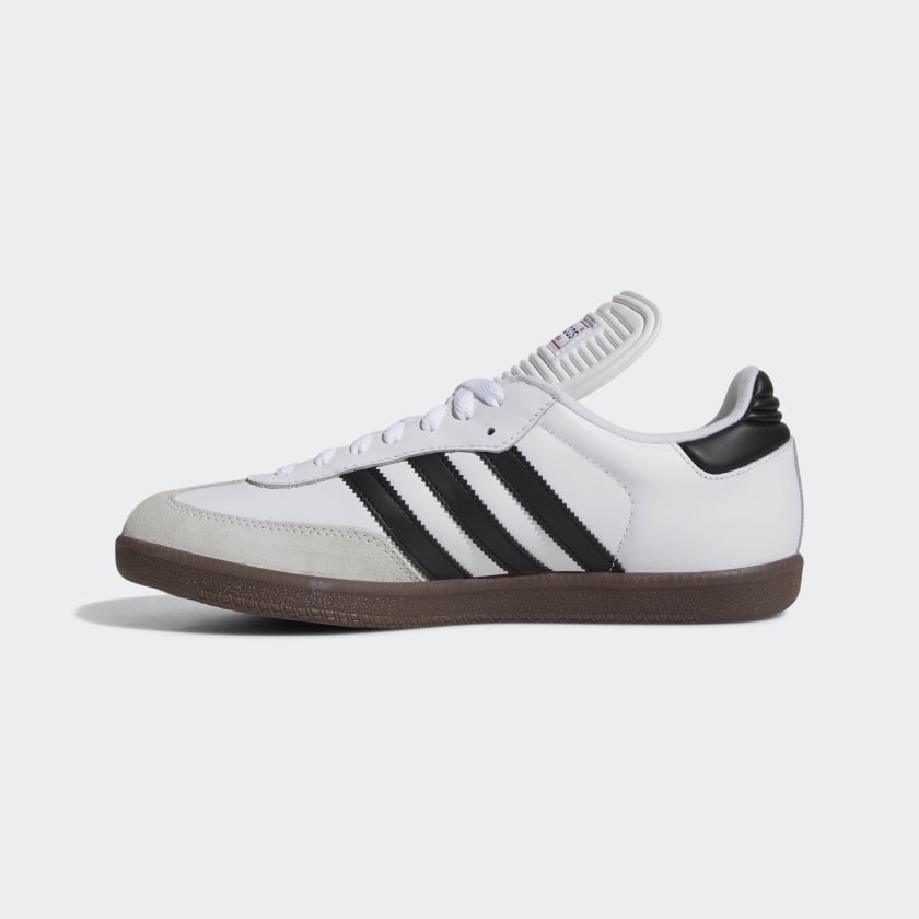 adidas SAMBA CLASSIC Leather Shoes White-Black | Men's | stripe adidas