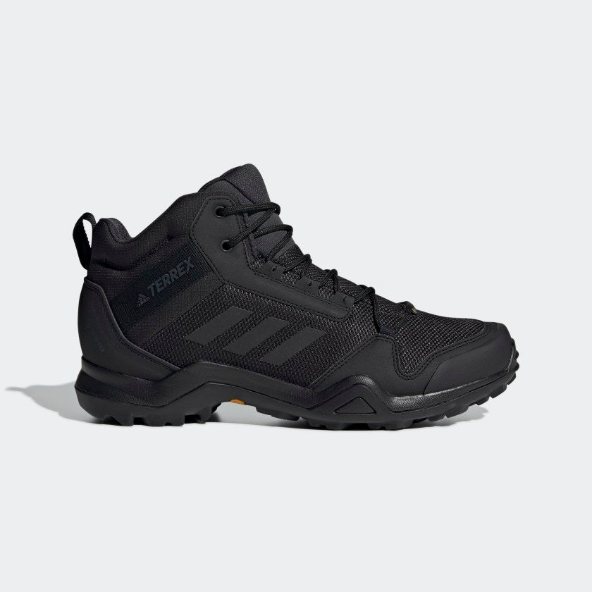 adidas TERREX AX3 MID GORE-TEX Hiking Shoes | Black-Carbon | Men's | stripe  3 adidas