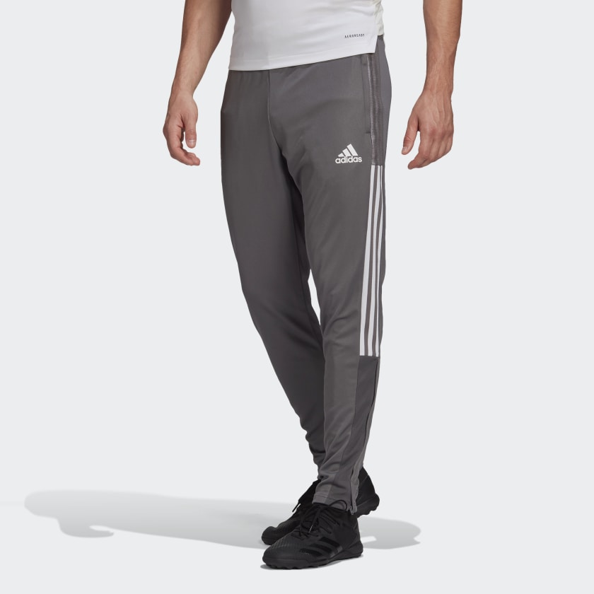 adidas 21 Track Pants | Grey Four | Men's | stripe 3 adidas