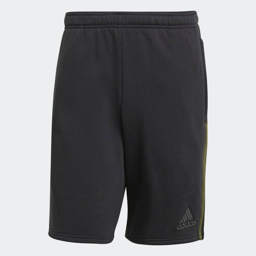 adidas Shorts | Black-Olive Men's | stripe 3 adidas
