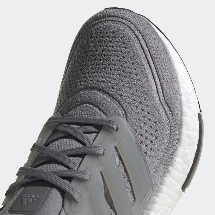 adidas ULTRABOOST 21 Running Shoes | Grey | Women's | stripe 3 adidas