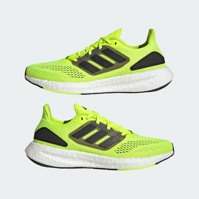 adidas PURE BOOST 22 Running Shoes | Solar Yellow | Men's | stripe 3 adidas