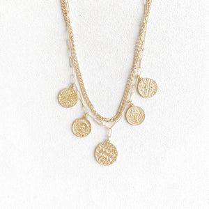 Dunn Layered Coin Necklace
