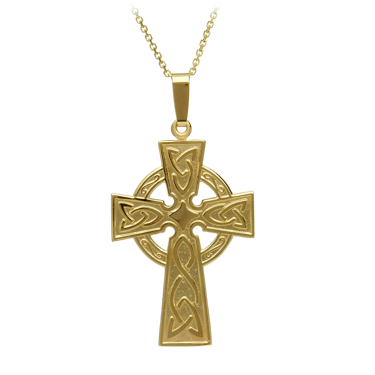 Traditional Celtic Cross Pendant (Large) | Celtic Dawn - Jewellery Arts ...