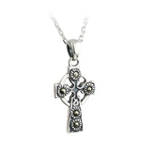 Marcasite Celtic Cross Pendant (Small) - Celtic Dawn - Jewellery Arts Crafts & Gifts
 - 1