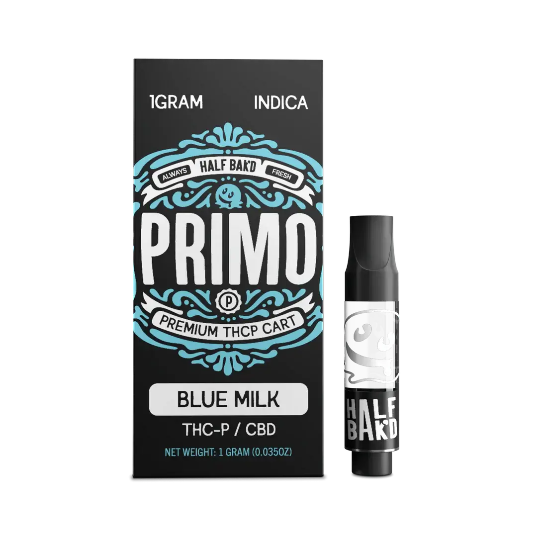 Half Bakd | D8 PRIMO Cartridge 1g THCP