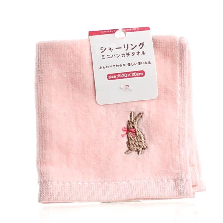 Oomomo Towel (Mini/Rabbit/PK/20x20cm)
