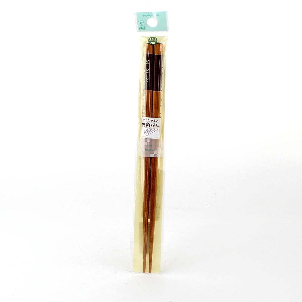 Oomomo Chopsticks (Bamboo/Non-Slip/BN*GR/22.5cm (1pr))
