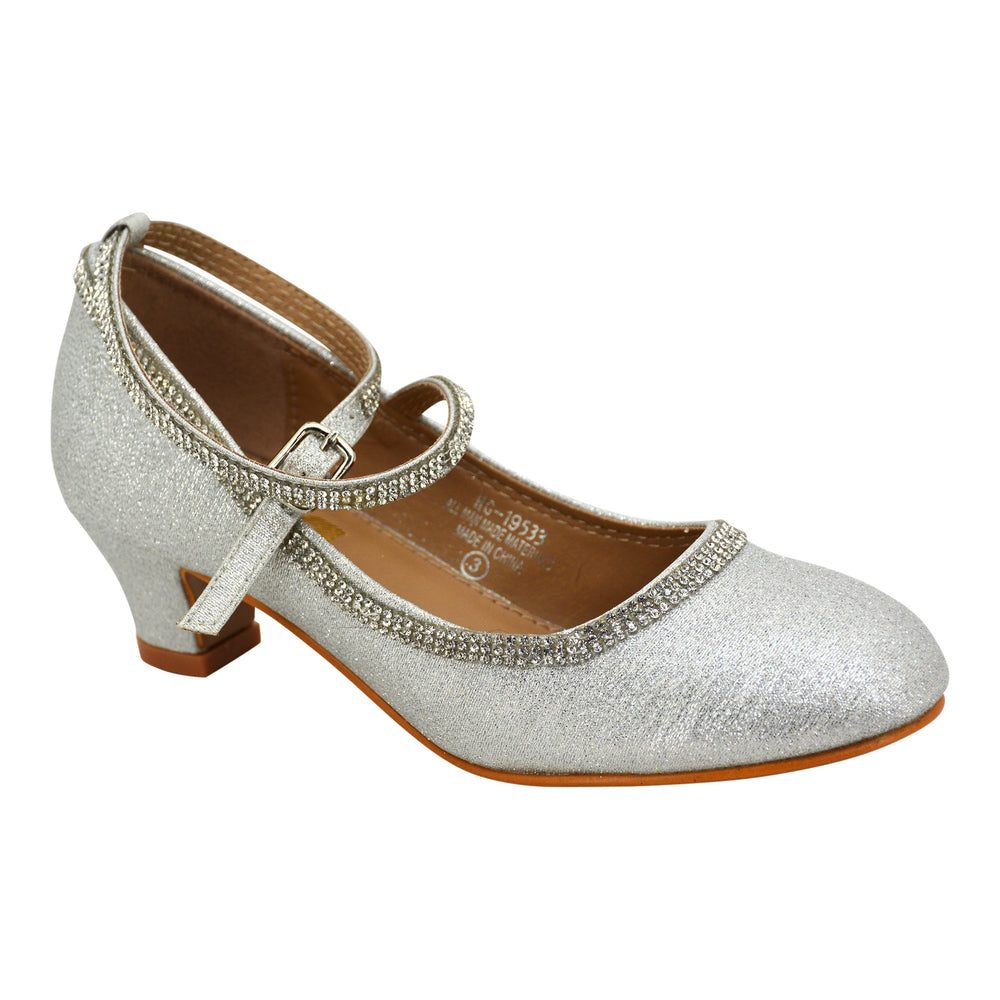 Baby Girls Silver Butterfly Ballet Style Shoes | Girls Pram Shoes -  childrensspecialoccasionwear.co.uk