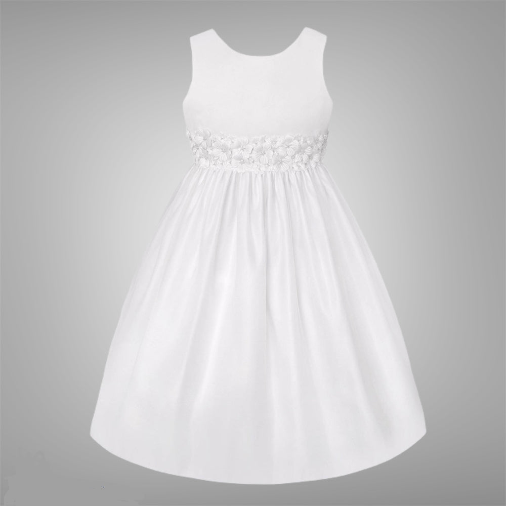 Designer White Double Layer Tulle Communion Girl Dress – Paparazzi