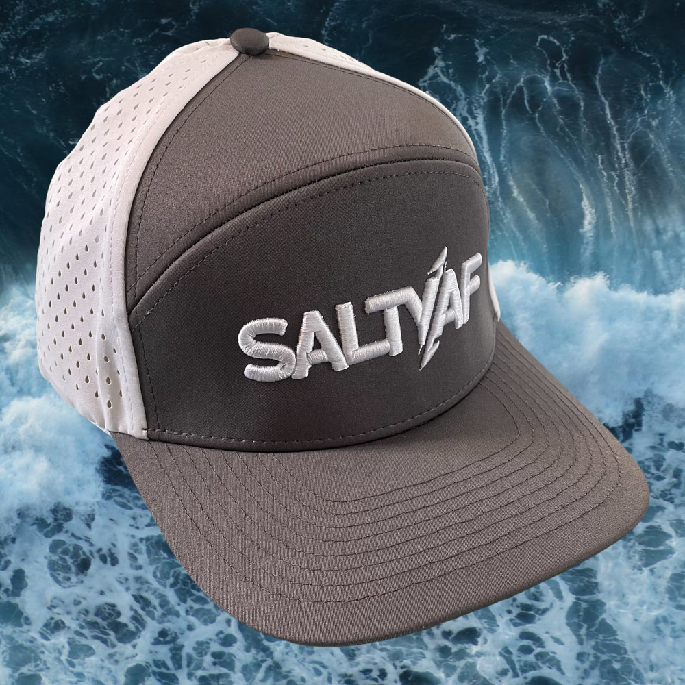 Salt Shaker Full Custom Snapback - Slate Blue – FishyAF