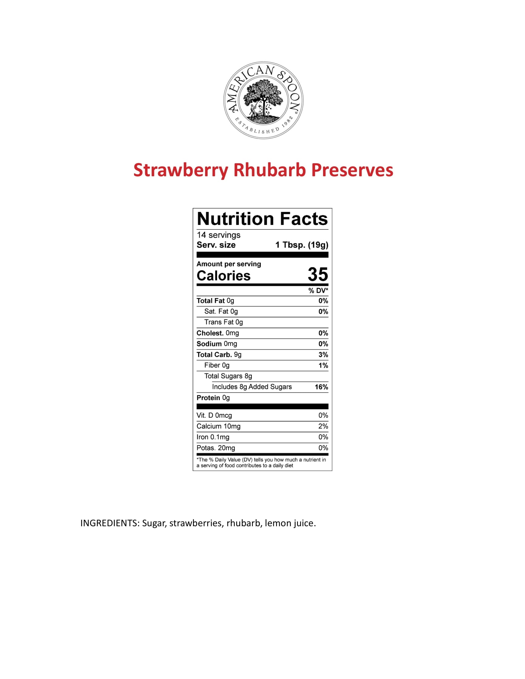 Strawberry-Rhubarb Preserves – American Spoon